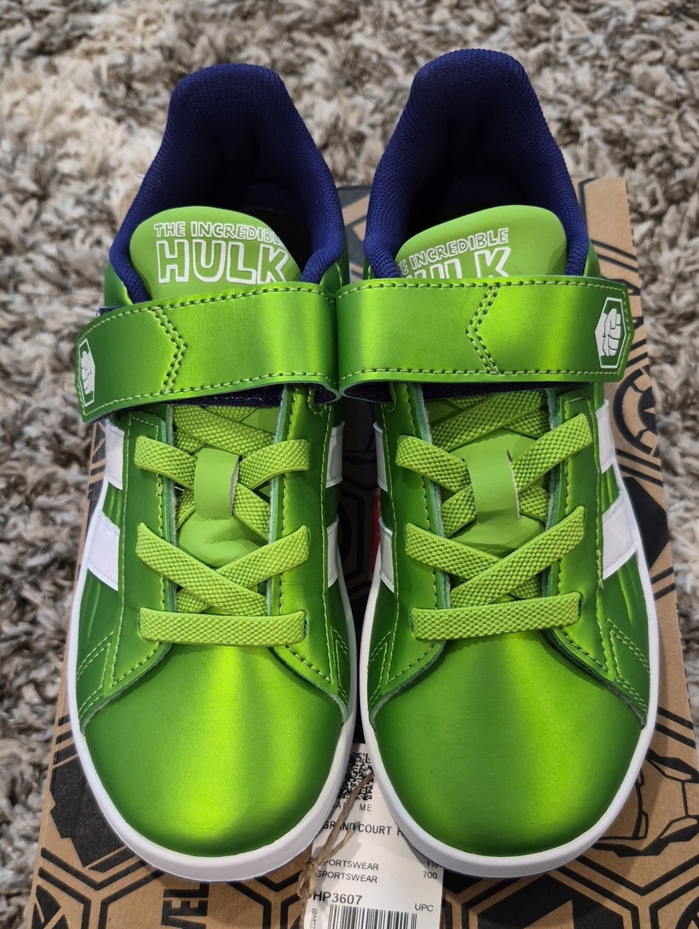 adidas x Marvel The Incredible Hulk Grand Court Sneakers